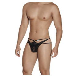 CandyMan String Double Lacet Artémis Noir